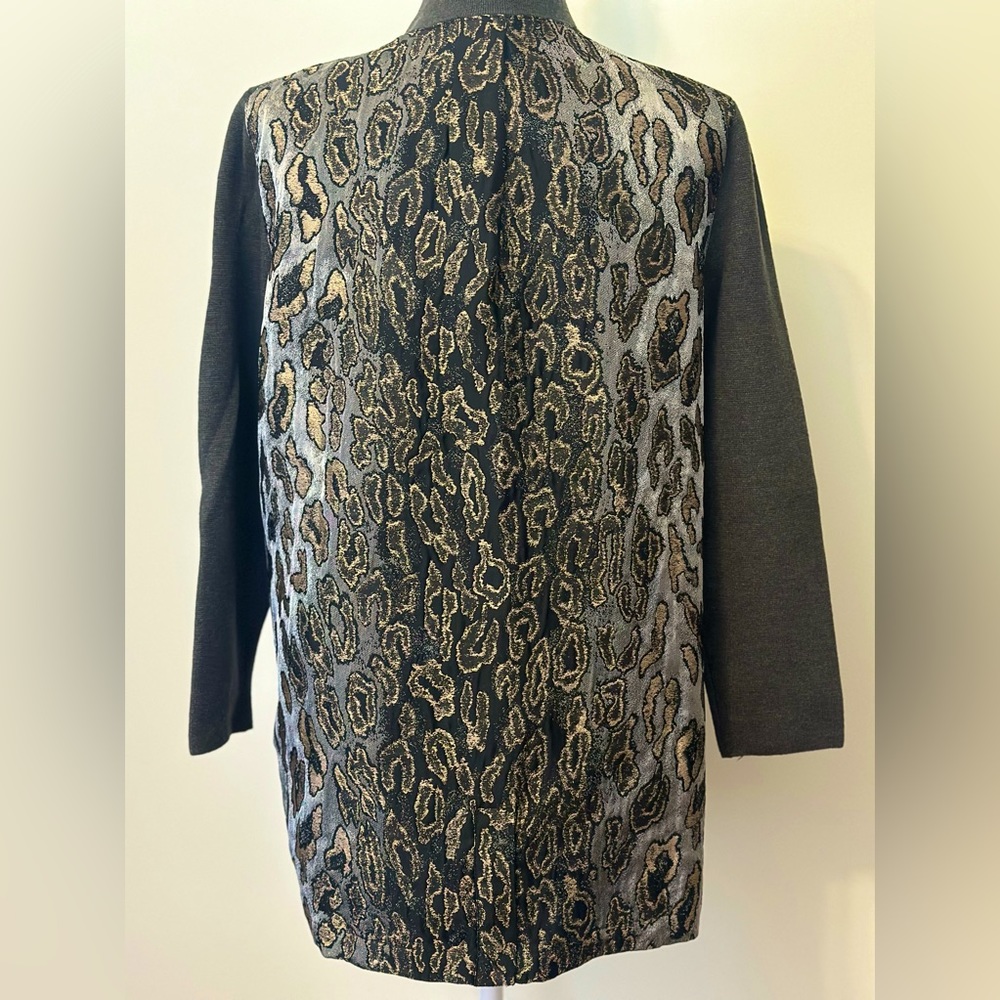 Chicos size 1P (petite medium) animal print jacket